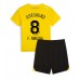 Borussia Dortmund Felix Nmecha #8 Barnkläder Hemma matchtröja till baby 2023-24 Kortärmad (+ Korta byxor) Billigt